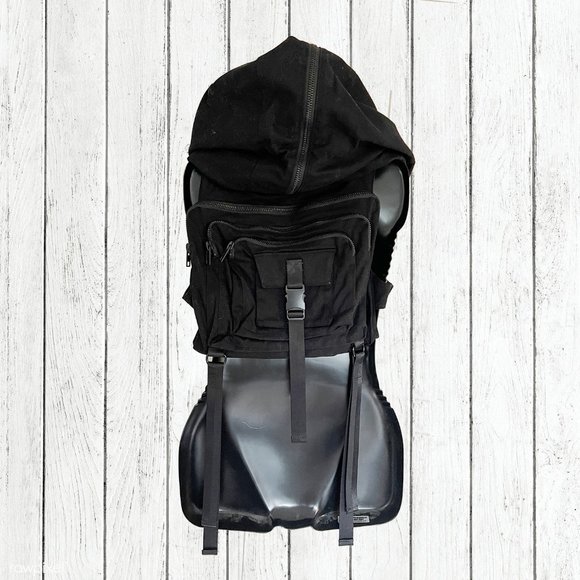 Dolls Kill Tops - NWOT Dolls Kill x Darker Wavs Unisex Tactical Hoodie Backpack (XS/S)